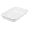 Pillivuyt Stackable Deep Roaster 8 by 12 by 2-1/4-Inch, White