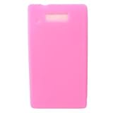 Motorola Triumph WX435 Silicone Skin Soft Phone Cover - Neon Pink