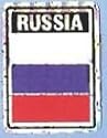 3" x 4" Russia Sticker