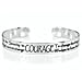 Helzberg Diamonds - Sterling Silver Courage Wide