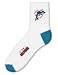 Miami Dolphins Pair of White Athletic Socks