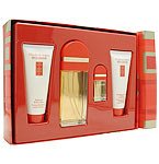 Red Door By Elizabeth Arden For Women. Gift Set ( Eau De Toilette Spray 3.3 Oz + Eau De Toilette Spray 0.33 Oz + Bath And Shower Gel 3.3 + Perfumed Body Lotion 3.3 Oz)