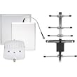 Wireless Extenders zBoost YX610 Dual Band PCS and Cellular 800/1900 MHz 60db Amplifier Repeater Signal Booster Kit