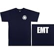 6337 NAVY BLUE 2-SIDED E.M.T. T-SHIRT