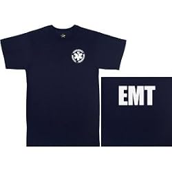 Navy Blue 2-Sided E.M.T. T-Shirt - Available in Various Sizes