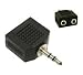 3.5mm STEREO PLUG to 3.5mm STEREO JACK x 2 ADAPTER