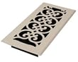 DECOR GRATES WHITE 4" X 10" FLOOR REGISTER