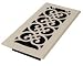 DECOR GRATES WHITE 4" X 10" FLOOR REGISTER