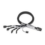 Adaptec Mini SAS to 4 x SATA Fan-out Cable with SFF-8448 Sideband Signals - 3.28ft