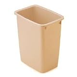 Rubbermaid 280500BISQBIS 21 Quart Waste Basket - Bisque - Pack Of 6