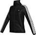 adidas ESS 3 Streifen Polarfleece Fleecejacke schwarz