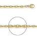 Jewelco London 9ct Yellow gold Prince Of Wales Necklace . Click Here for Dimensions and Weights.