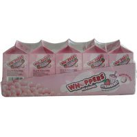 Hersheys Whoppers Mini Carton Strawberry Milkshake Malted Milk Balls Candy - 3.5 Oz, 15 / Pack
