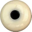 Planet Waves ABS Bridge/End Pin Set, Ivory & Black