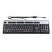HP Standardtastatur 2004 Tastatur USB 105 Tasten MS WXP FR Schwarz-silber