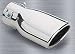 Automotive : Superior 28-6302 4" x 7" Stainless Steel, Slant Cut, Oval Bolt-on Exhaust Tip