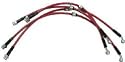Techna Fit SUZ-1000-r Red 4 Brake Lines