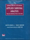 Applied Survival Analysis, Textbook and Solutions Manual: Time-to-Event (Wiley Series in Probability and Statistics - Applied Probability and Statistics Section)