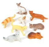 12 Assorted Cats (2.5-inch PVC)
