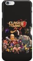 Customized Clash of Clan iPhone 6 Hard Plastic Personalized Protected Case-- Design By Orange Accessories