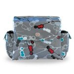 Fleurville MS GS Mothership Diaper Bag - Grey Seedpod