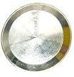 Dollhouse Miniature Clare-Bell Brass Round Tray in Silver