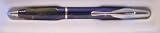 Cross Navy Blue & Silver Tone Ball-Point Pen with Finger Padding