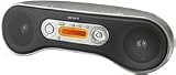 Sony ZS-SN10SILVER Compact MP3/CD Boombox with 10-key Direct Access remote control
