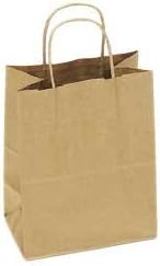 TULSACK 8510 Natural Bags, Elegant & Rugged 8" x 10" Brown Shopping Bags (250/cs)