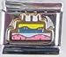 Jewelry : Clearly Charming Birthday Cake Italian Charm