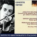 Ginette Neveu Plays Brahms and Chausson