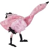 Ethical Mini Skinneeez Pink Flamingo 13-Inch Stuffingless Dog Toy