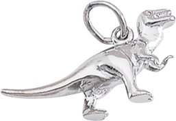 Childrens Toyshop  Jewelry : Dinosaur: T-Rex Charm by Rembrandt Charms
