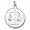 Scales Of Justice Charm in Sterling Silver