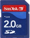 SanDisk Standard SD Card 2GB Memory for Canon PowerShot G9 S5 IS SX100 SD550 SD870 SD850 DS900 SD950 A720 A650