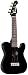 Saga UTL-30BK Classic Guitar Shape Ukulele Mahalo T-style Ukulele with Gigbag