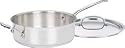 Cuisinart Chef's Classic Stainless 3-1/2-Quart Saute Pan with Helper Handle & Cover
