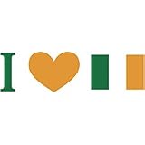 I Love Ireland Flag Adult Sweatshirt