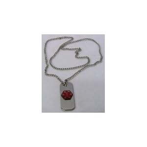 Emerg Alert Medical Alert Emergency ID 24 Necklace and Wallet Card - Alzheimer's Disease by Emerg Alert