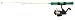 Sporting Goods : 25" Neon Extreme Medium Action Ice Fishing Rod Combo Green / Chartreuse