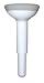 Big John Toilet Support Model #612011919 Wall Mounted Toilet Support
