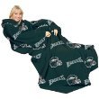 Philadelphia Eagles Adult Comfy Throw Blanket with Sleeves