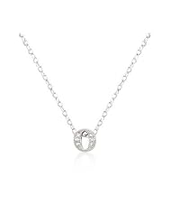 Micro-Pave Initial O Pendant Necklace