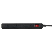 iBUFFALO OAタップ 8個口(3ピン4個+2ピン4個) 雷サージ付 2m ブラック BSTAC8A20BK