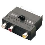 SCART adaptor, stereo audio & video in/out - gold plated, Blister Kitchen & Housewares