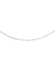 MMA Silver - 18 inch 1mm Round Omega Necklace