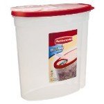 Rubbermaid 1777197 Modular Cereal Container, 3-Pack, Red