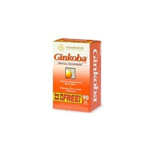 Ginkoba Mental Sharpness Dietary Supplement, Bonus Pack 36+54, Tablets - 90 ea by Ginkoba