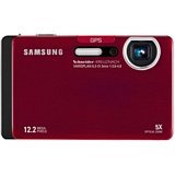 Samsung 12.2 Mp 5X Opt Zoom 3.5IN Ts LCD with Gps Bt Red