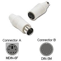 Cables To Go - 02475 - PS/2 Female to AT Male Keyboard Adapter